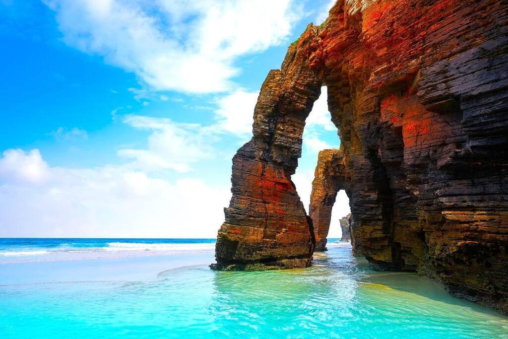 Playa Foz Con Piscina Y Terraza 아파트 외부 사진